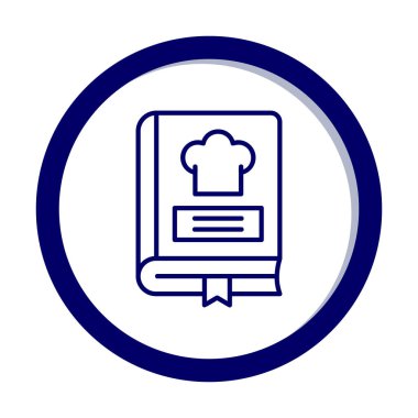 Tarif Defteri Simgesi - Tek Simge, Vektör