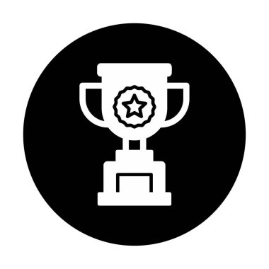 kupa simgesi, vektör çizimi