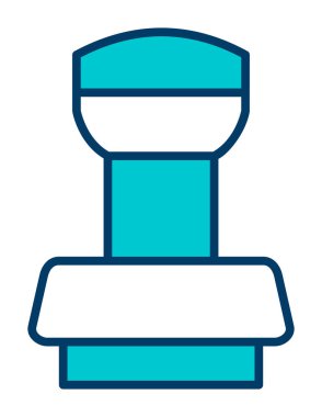 Dolu taslak biçiminde damgalama simgesi