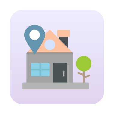 ev yeri kutsal kişilerin resmi, vektör çizim  