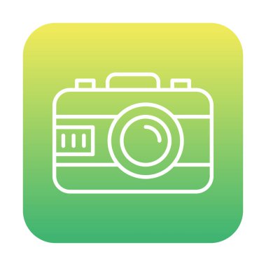 fotoğraf makinesi simgesi, vektör illüstrasyonu 