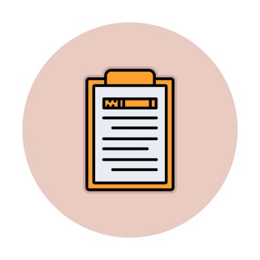  düz pano simgesi vektör çizimi 