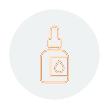 Ağız Aşısı Web simgesi, vektör illüstrasyonu