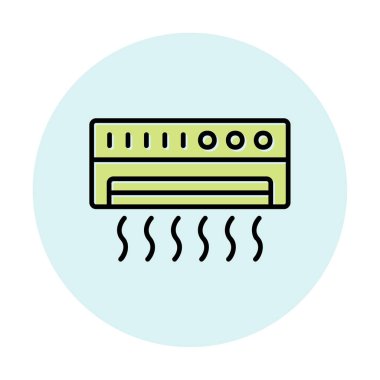 Klima ikonu vektör illüstrasyonu