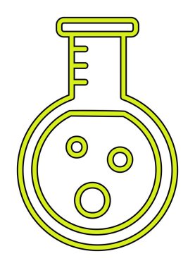 Zehir. Web simgesi basit illüstrasyon 