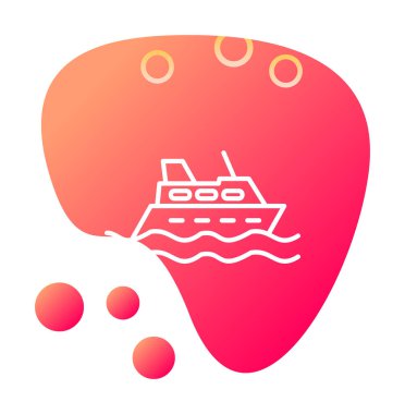 Gezinti. Web simgesi basit illüstrasyon 