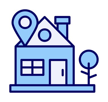 ev yeri kutsal kişilerin resmi, vektör çizim  