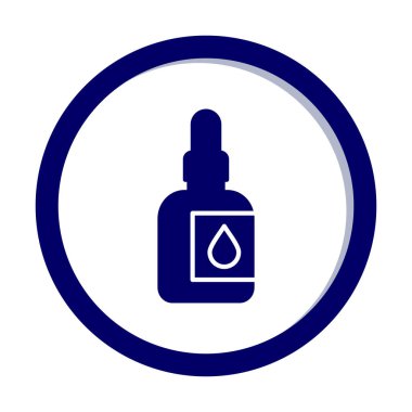 Ağız Aşısı Web simgesi, vektör illüstrasyonu