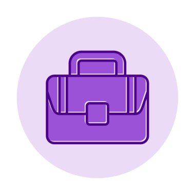 Çanta. Web simgesi basit illüstrasyon