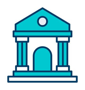 Simge vektör tasarlamak yapı Müzesi