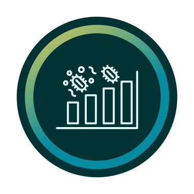 ilerlemeyi artıran veri analiz renk simgesi