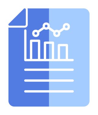 çubuk çizelgesi vektör illüstrasyonu