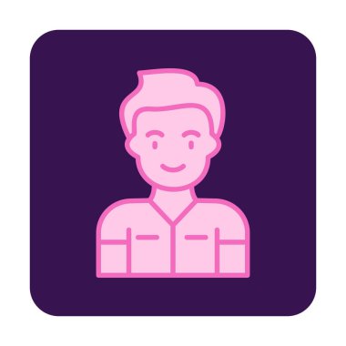 Dişçi web simgesi, vektör illüstrasyonu