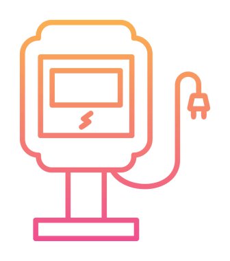 İstasyon simgesi tasarımı, vektör illüstrasyonu yükleniyor