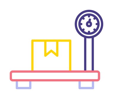 ölçekli düz simge, vektör illüstrasyonu 