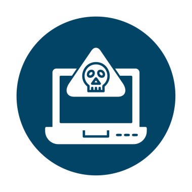 dizüstü bilgisayar simgesi, vektör illüstrasyonu basit tasarım