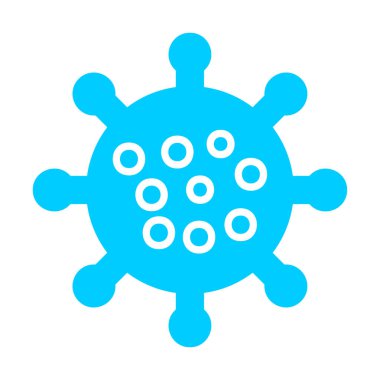 Corona virüs simgesi, covid-19 salgın hastalık sembolü, çizgi biçimi vektör simgesi