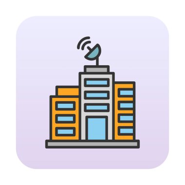 Basit Ağ Oluşturma simgesi, vektör çizimi