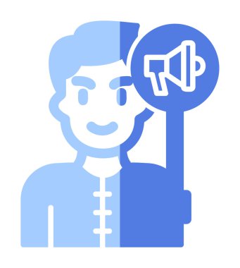 Propaganda konsepti vektör illüstrasyonu