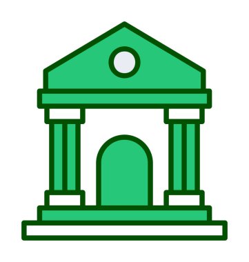 Simge vektör tasarlamak yapı Müzesi