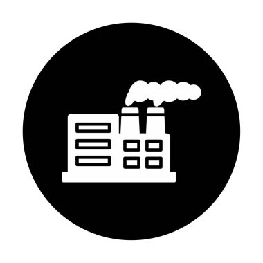 Nükleer santral ikon vektörü. İnce çizgi işareti. izole edilmiş sınır sembolü çizimi