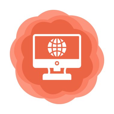 Internet bağlantısı simgesini vektör çizim