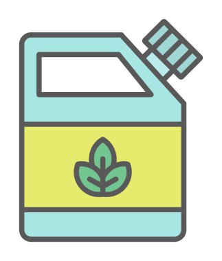 Modern Eko Yakıt simgesinin vektör çizimi                     