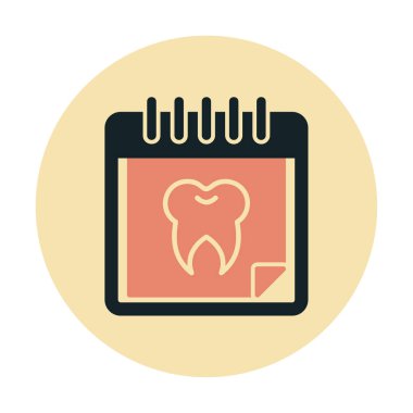 Vektör illüstrasyonundan diş atama simgesi 