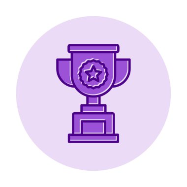 kupa simgesi, vektör çizimi