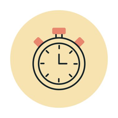 Kronometre basit vektör simgesi