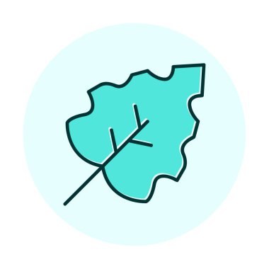 Doğa ve ekoloji sembolünün vektör illüstrasyonu. Doğa ve ekoloji hisse senedi vektörü çizimi. 