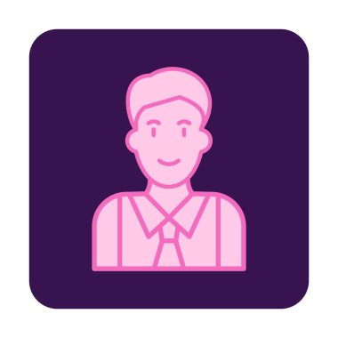 Basit düz yönetici satırı simgesi