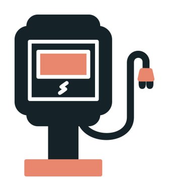 İstasyon simgesi tasarımı, vektör illüstrasyonu yükleniyor