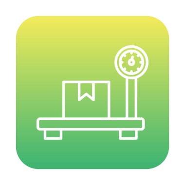 ölçekli düz simge, vektör illüstrasyonu 