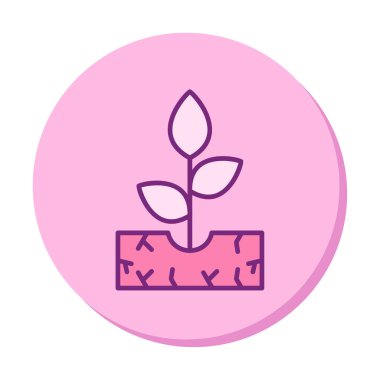 filizlenme simgesi, vektör illüstrasyonu  