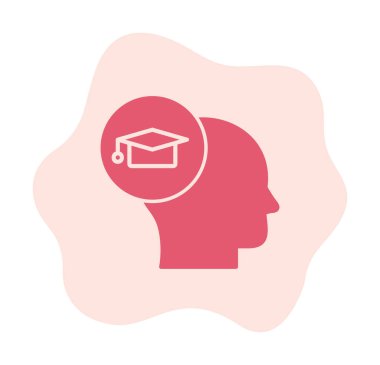 Simge, vektör illüstrasyon tasarımı öğreniliyor                  