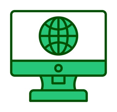 Internet bağlantısı simgesini vektör çizim