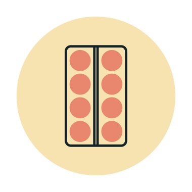 Modern İlaç simgesinin vektör illüstrasyonu                           