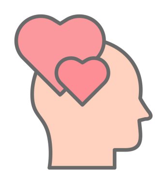 Aşık kişi ikon vektör illüstrasyonuName