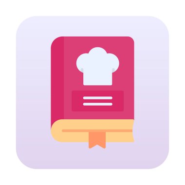 Tarif Defteri Simgesi - Tek Simge, Vektör