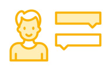 Röportaj simgesi çizimi