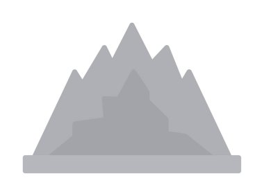 dağ ikonu vektör illüstrasyonu 