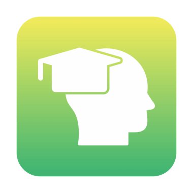 düz eğitim ikonu vektör illüstrasyon tasarımı