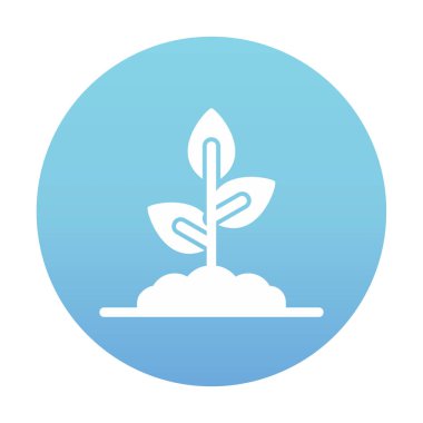 filizlenme simgesi, vektör illüstrasyonu  