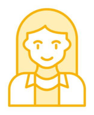 vektör kadın turist avatar karakteri 