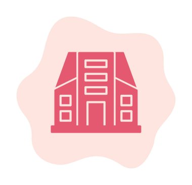 Şehir İnşa Ağı simgesi, vektör illüstrasyonu