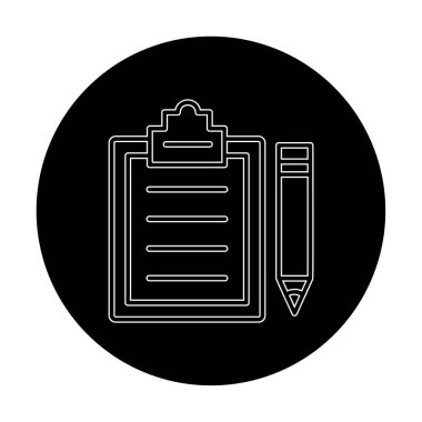 Pano simgesi, vektör illüstrasyonu basit tasarım