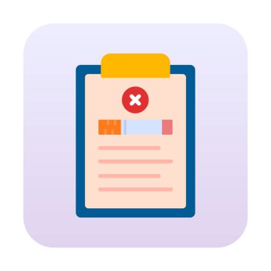 Simge vektör illüstrasyonunu listele