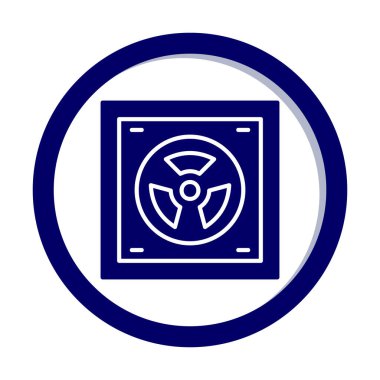 Radyoaktif simge, vektör illüstrasyonu