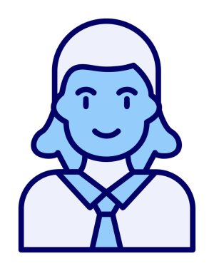 Psikiyatrist simgesi vektör illüstrasyonu